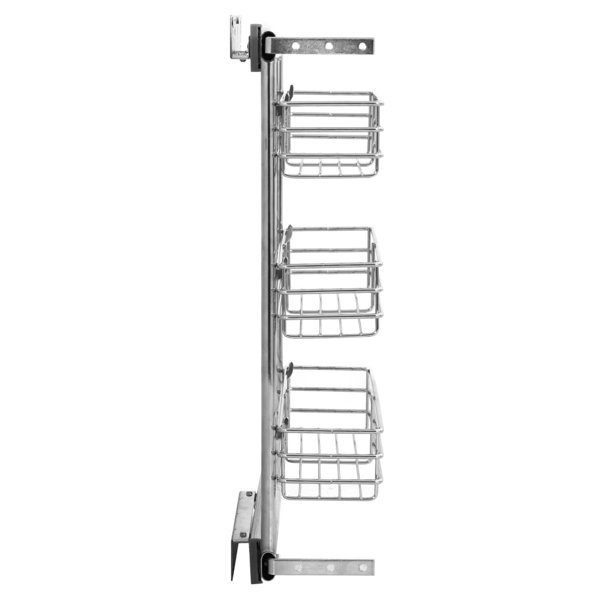 Rebrilliant Slide Out Pantry Shelves 3Tier Pull Out for